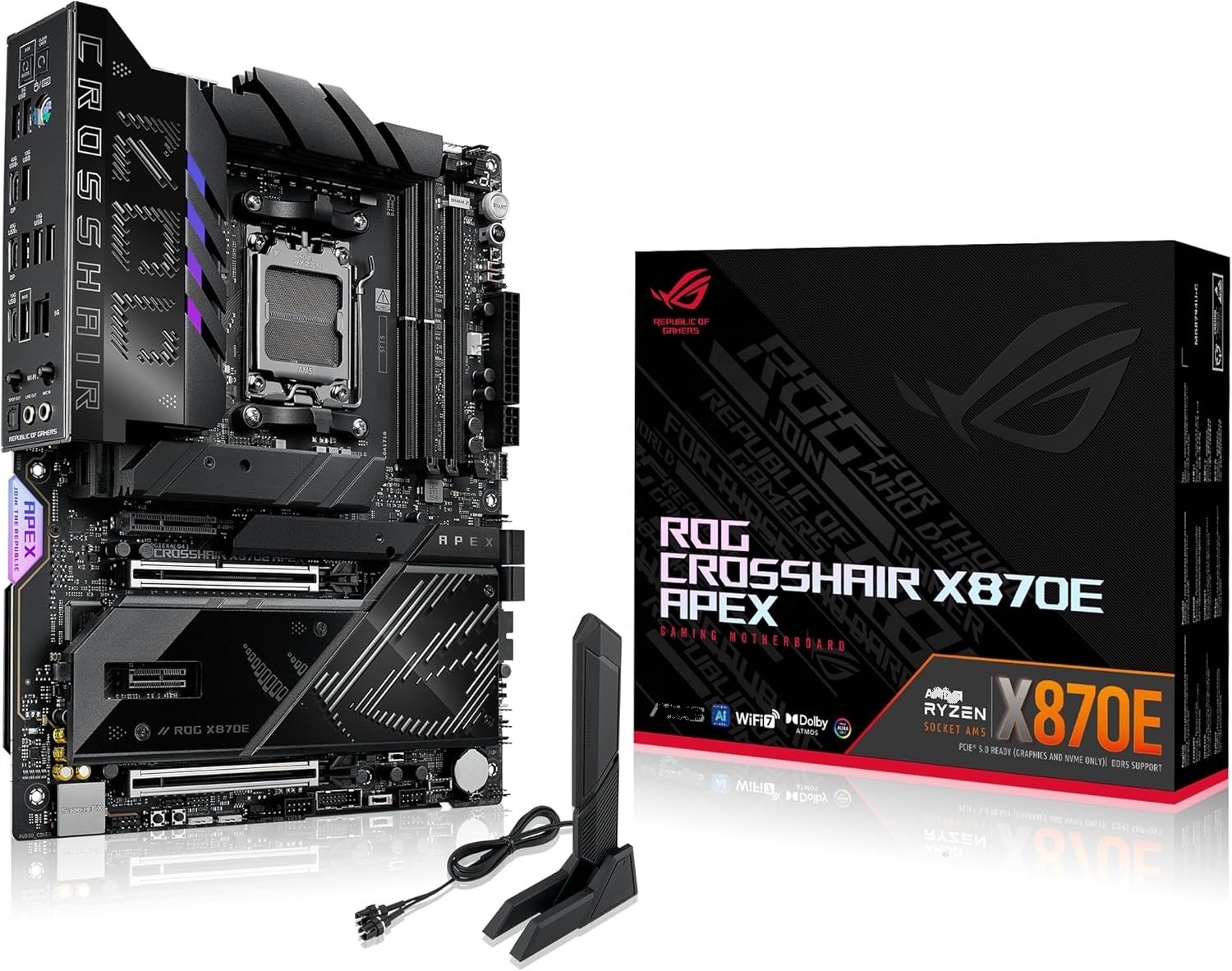 X870E Atx Motherboard - Rog Crosshair X870e Apex X870e Am5